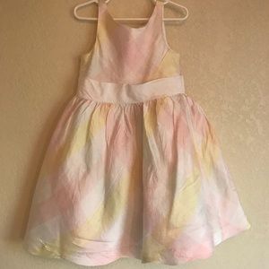 Janie and Jack Pink Plaid Silk Dress